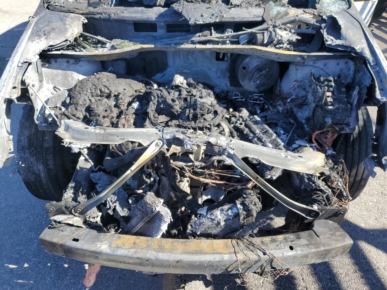 2017 Dodge Caravan VIN 2C4RDGCG4HR717046 Copart auction photo, burn - engine damage thumbnail 12