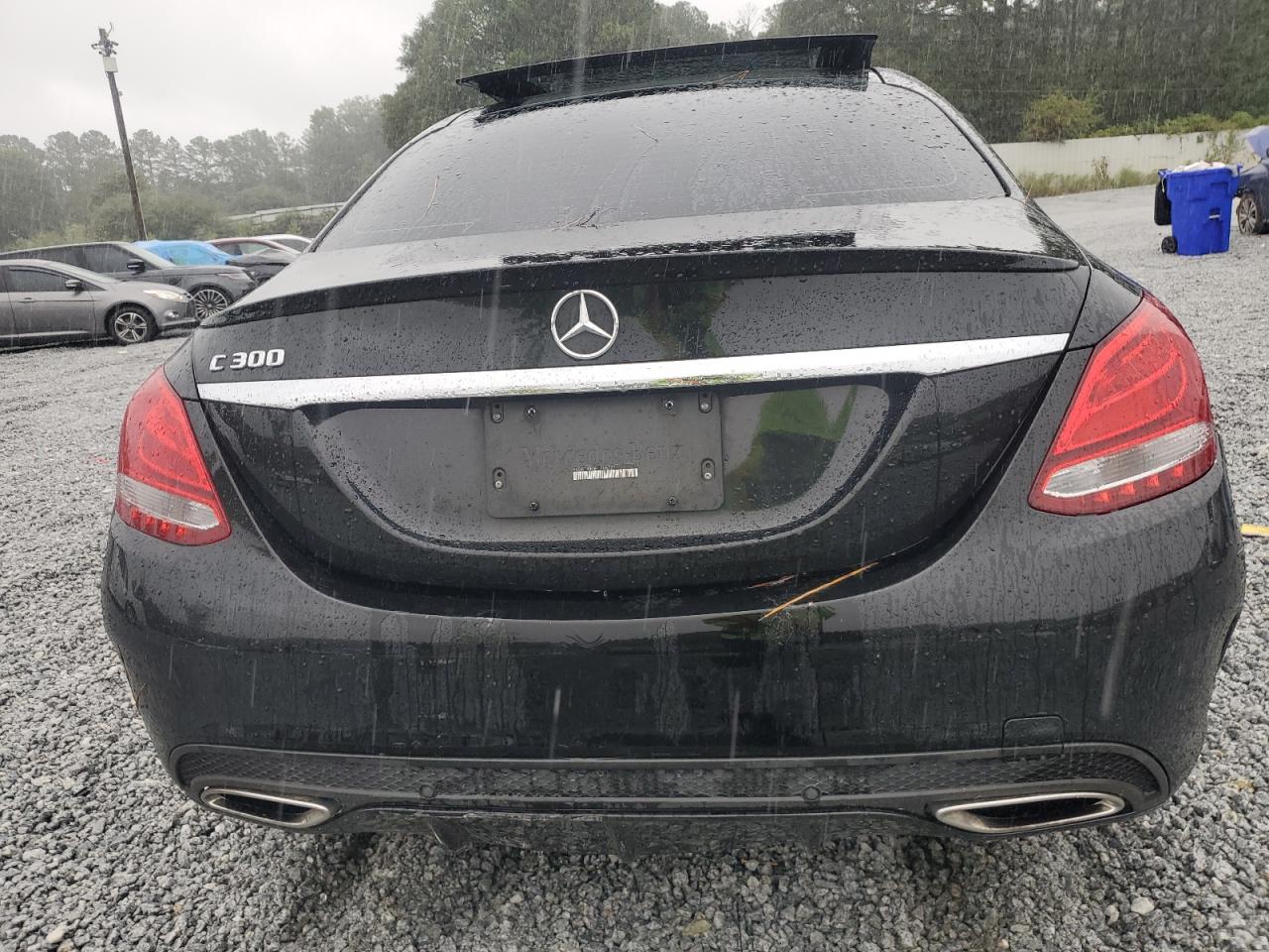 2017 Mercedes-Benz C-klasse VIN 55SWF4JB3HU206733 Copart auction photo, front end / mechanical damage thumbnail 6