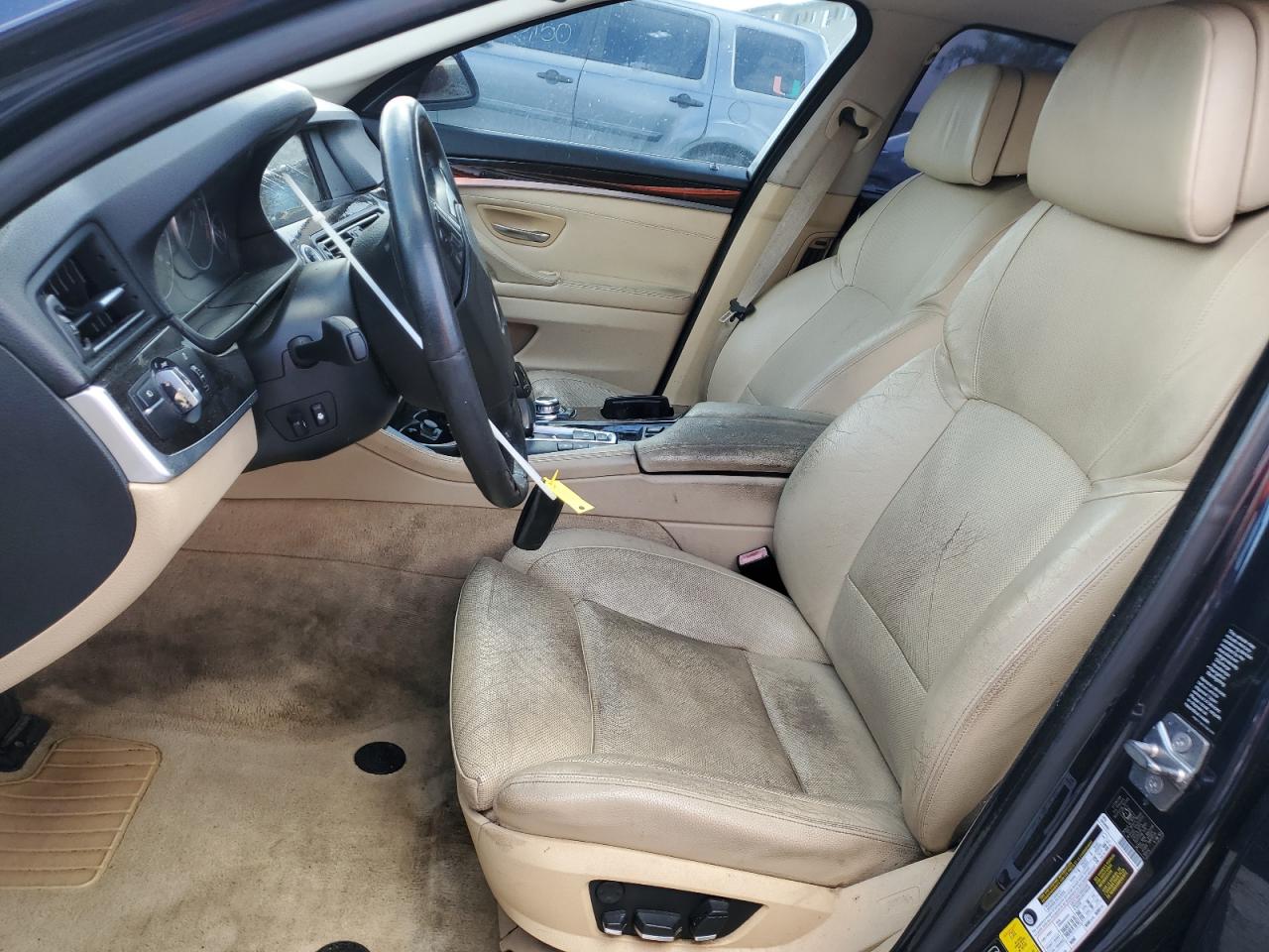 2012 BMW 5er VIN WBAFU9C51CC787762 Copart auction photo, front end damage thumbnail 7