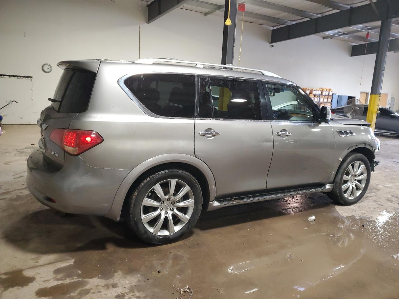 2012 Infiniti QX56 VIN JN8AZ2NE0C9022188 Copart auction photo, front end damage thumbnail 3