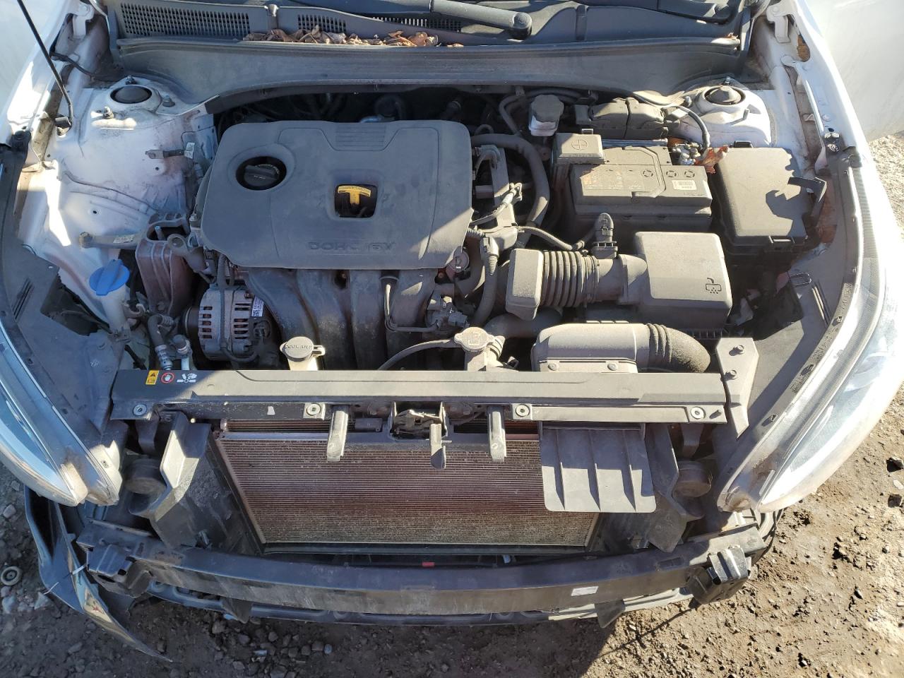 2019 KIA Forte VIN 3KPF24AD7KE074488 Copart auction photo, rear end / front end damage thumbnail 11