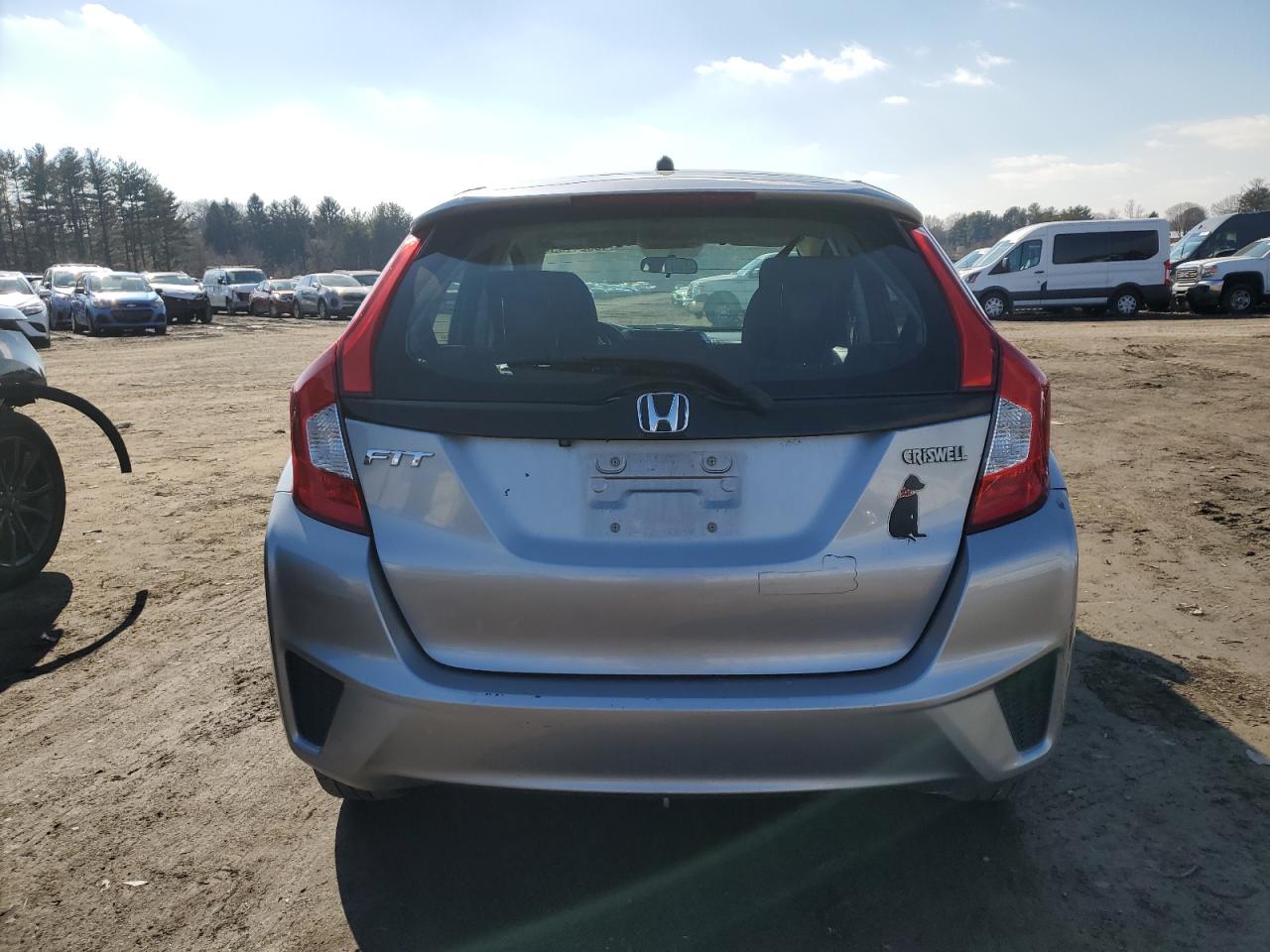 2017 Honda Fit VIN 3HGGK5H57HM712277 Copart auction photo, front end / minor dent/scratches damage thumbnail 6