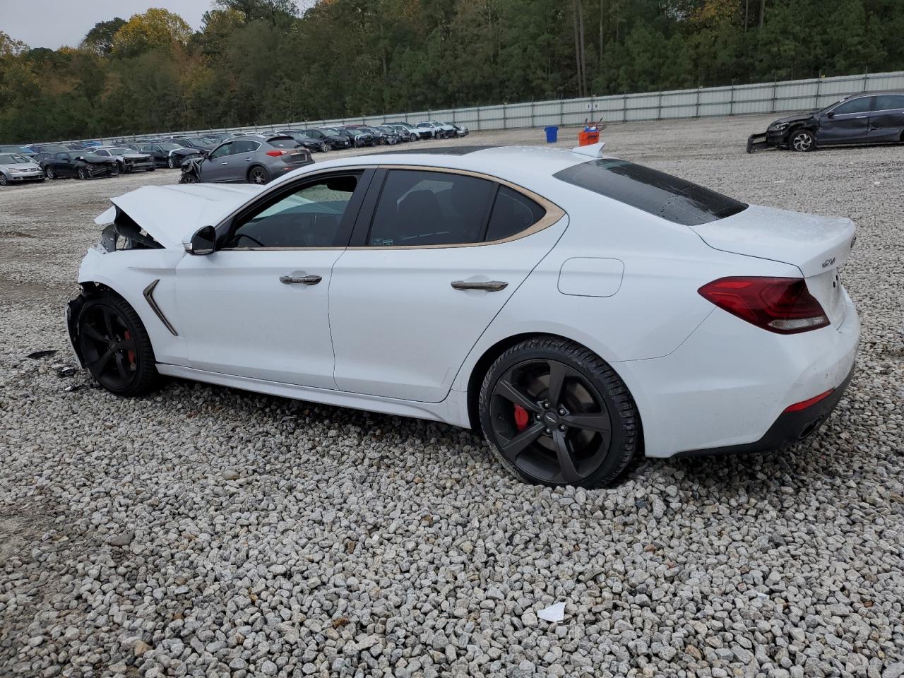 2019 Genesis G70 VIN KMTG34LE6KU014762 Copart auction photo, front end damage thumbnail 2