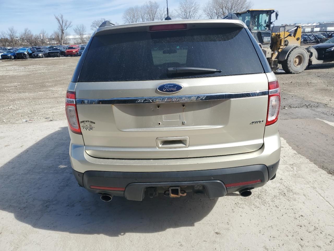 2011 Ford Explorer VIN 1FMHK8D86BGA10100 Copart auction photo, side / front end damage thumbnail 6