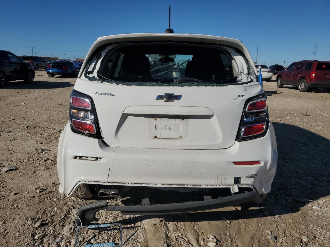 2018 Chevrolet Sonic VIN 1G1JD6SH0J4131575 Copart auction photo, all over / hail damage thumbnail 6