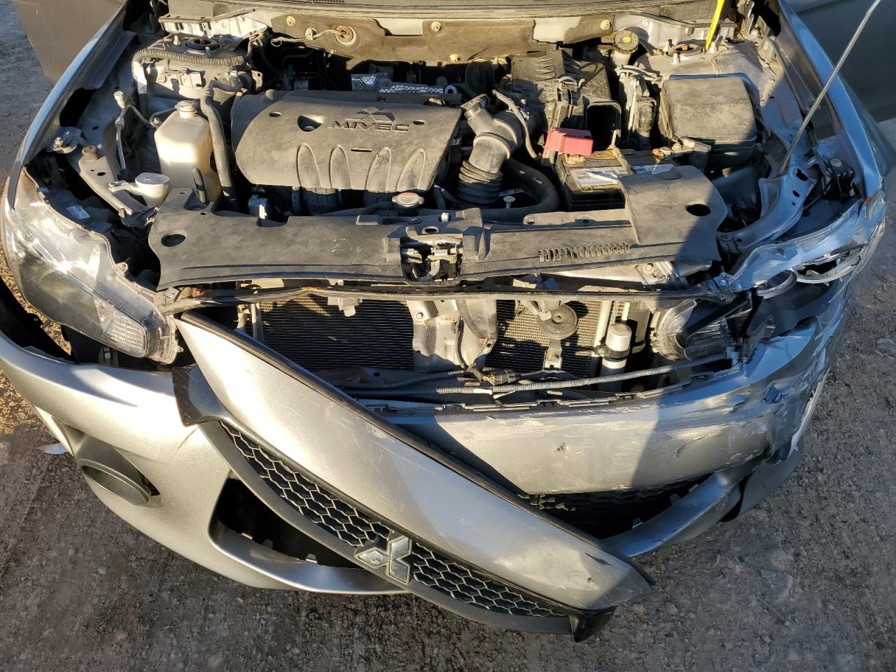 2017 Mitsubishi Lancer VIN JA32U2FU7HU002009 Copart auction photo, front end damage thumbnail 11