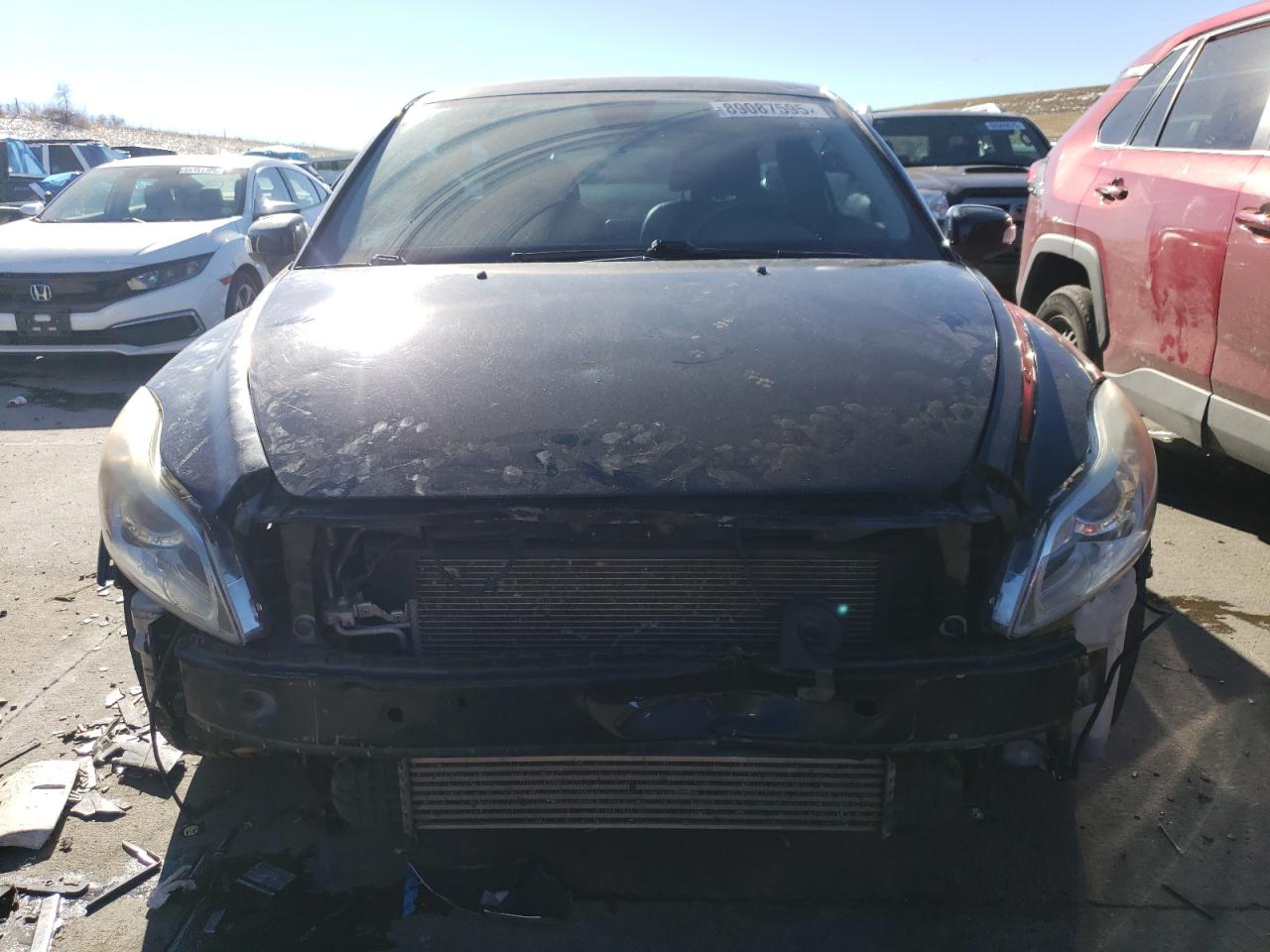 2012 Volvo C30 VIN YV1672MK5C2285472 Copart auction photo, front end / hail damage thumbnail 5