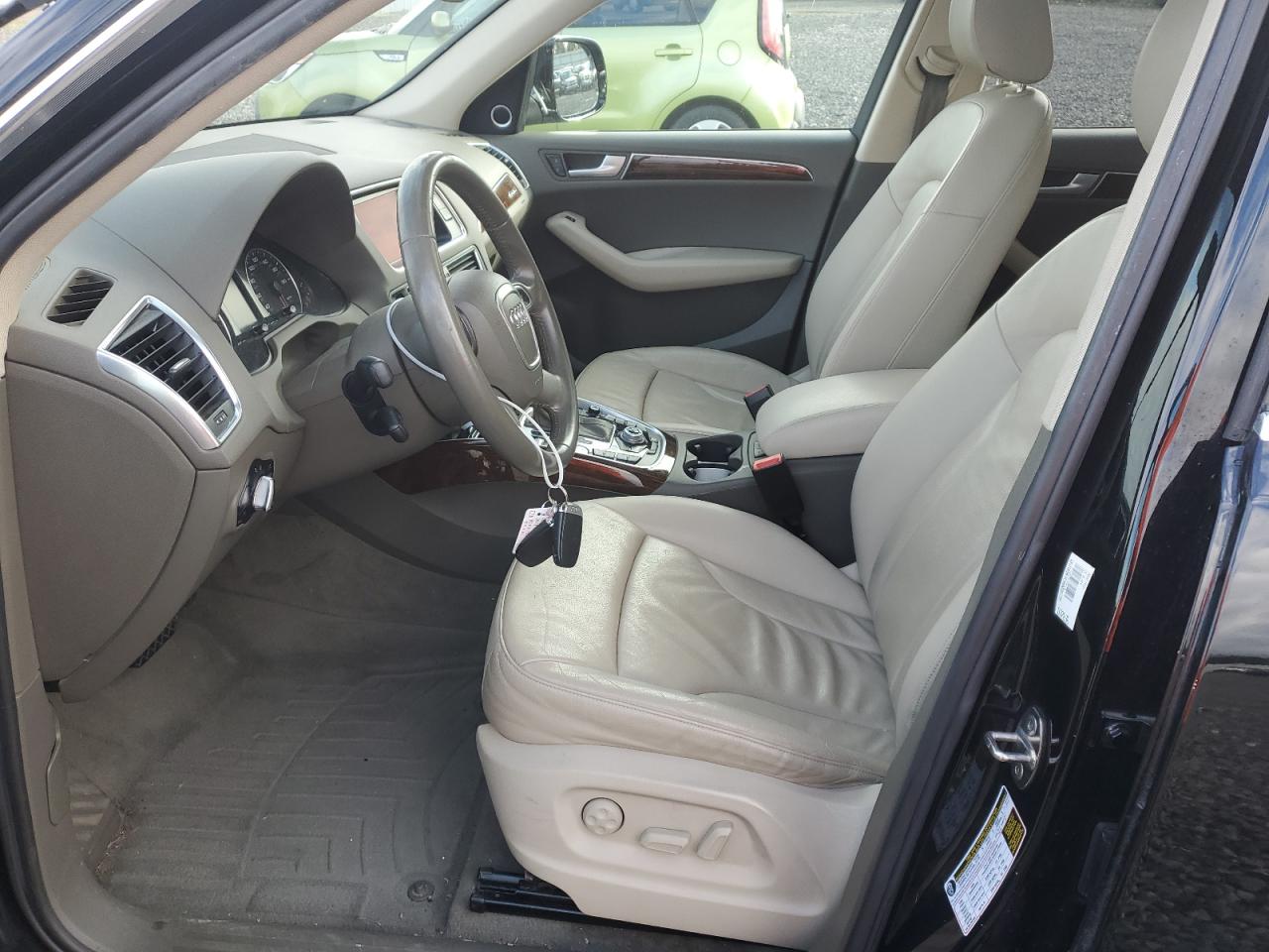 2010 Audi Q5 VIN WA1VKBFP2AA096770 Copart auction photo, front end / side damage thumbnail 7