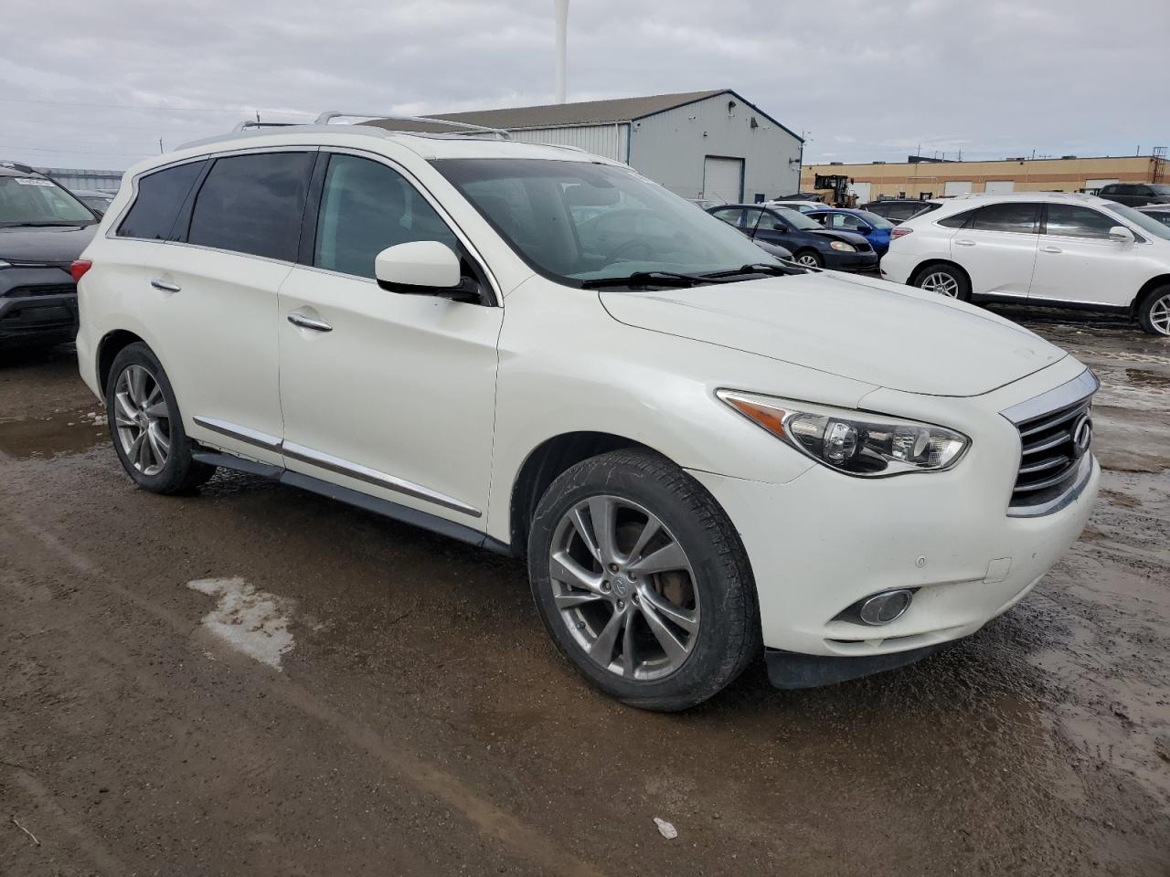 2013 Infiniti JX VIN 5N1AL0MM4DC333567 Copart auction photo, rear end damage thumbnail 4