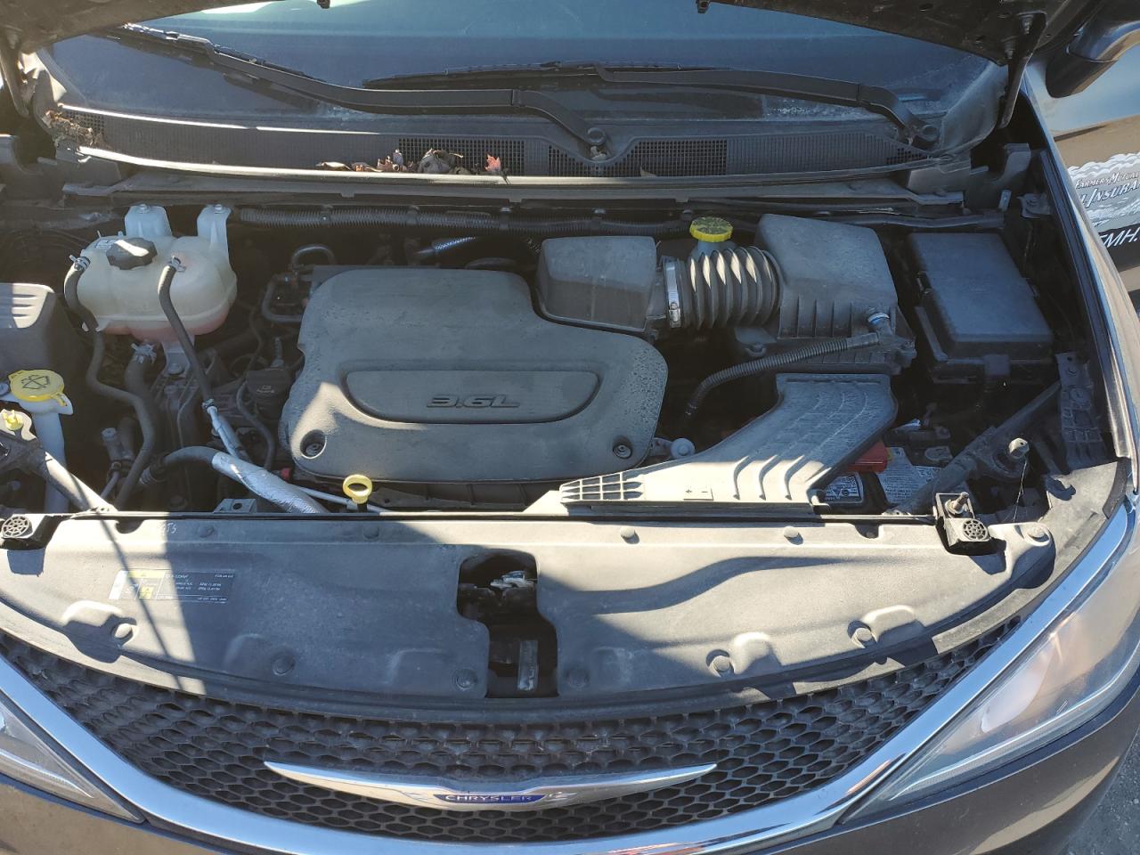 2019 Chrysler Pacifica VIN 2C4RC1FG5KR599608 Copart auction photo, rear end / side damage thumbnail 12