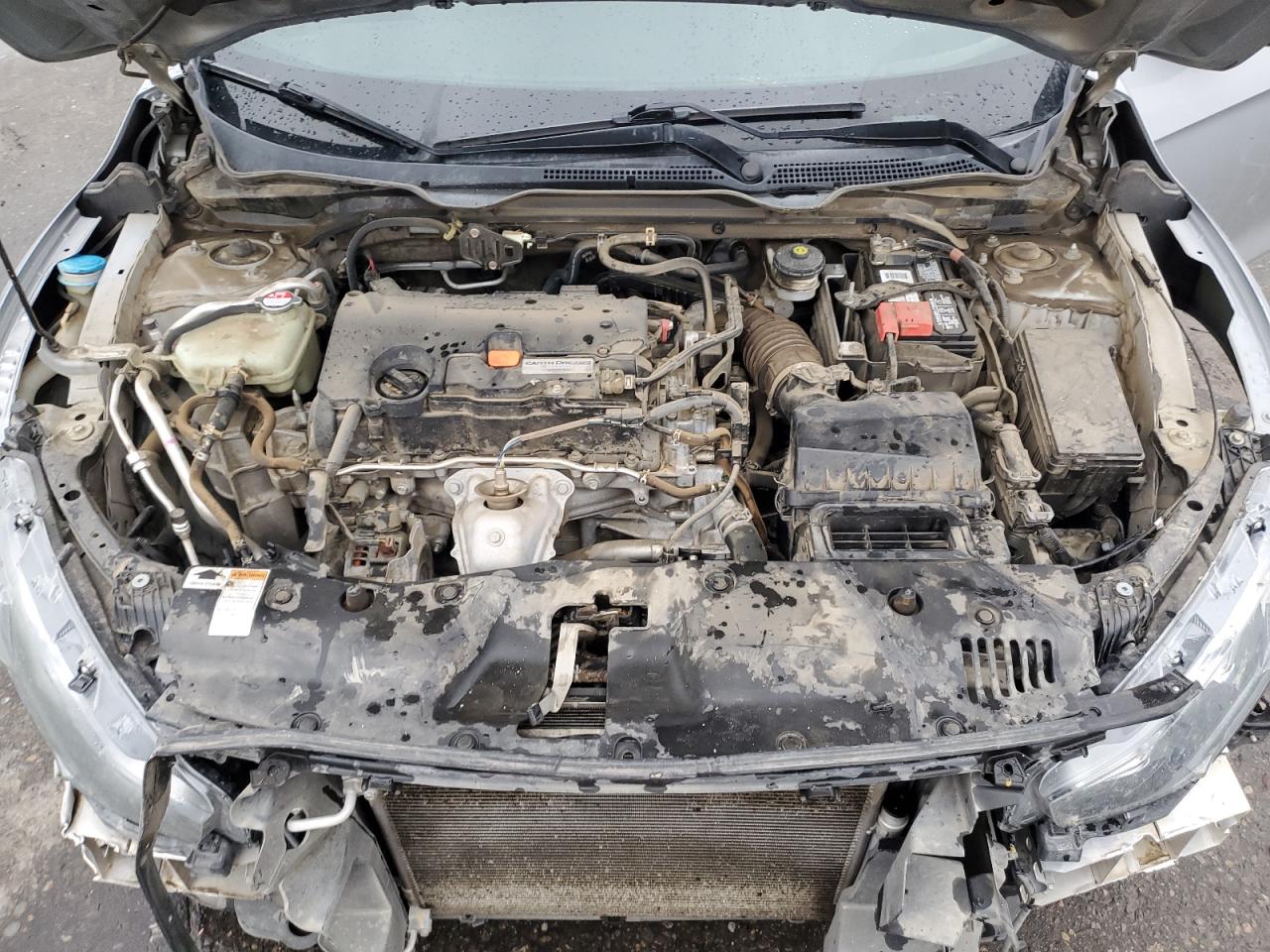 2016 Honda Civic VIN 2HGFC4B00GH302854 Copart auction photo, front end damage thumbnail 13