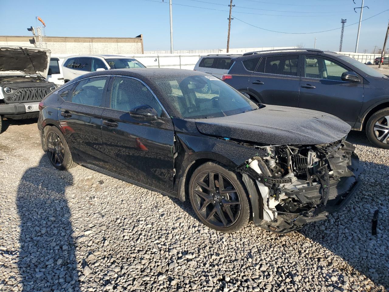 2024 Honda Civic VIN 19XFL1H81RE013023 Copart auction photo, front end damage thumbnail 4