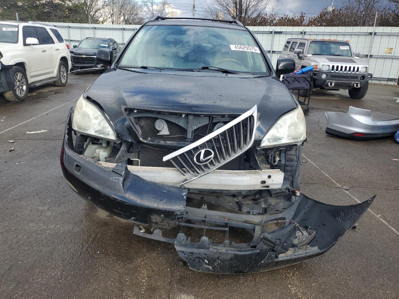 2008 Lexus RX VIN 2T2HK31U08C073334 Copart auction photo, front end damage thumbnail 5