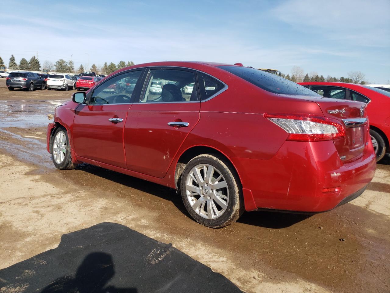 2014 Nissan Sentra VIN 3N1AB7AP2EY326546 Copart auction photo, front end / minor dent/scratches damage thumbnail 2