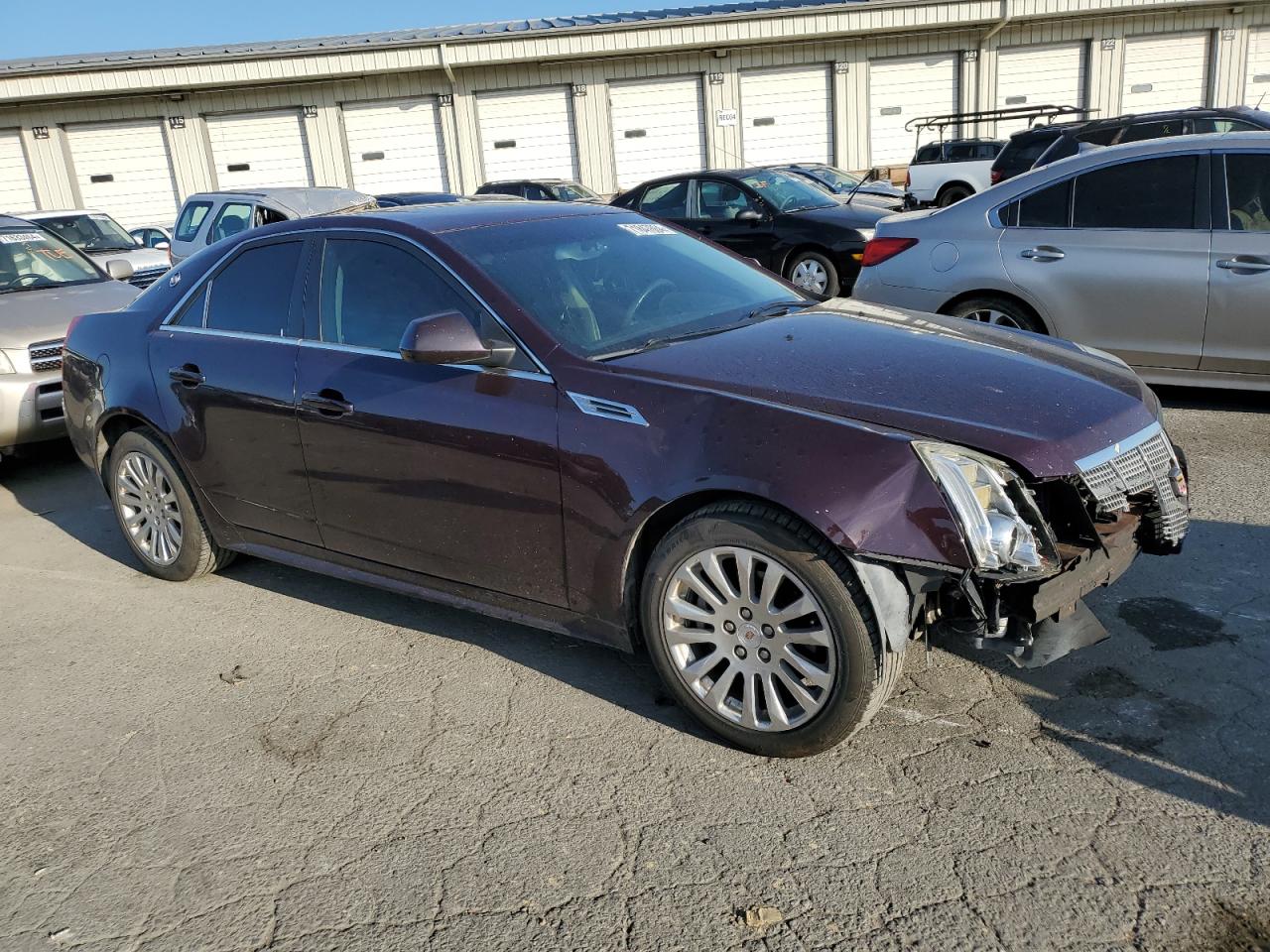 2010 Cadillac CTS VIN 1G6DJ5EG5A0129860 Copart auction photo, front end damage thumbnail 4