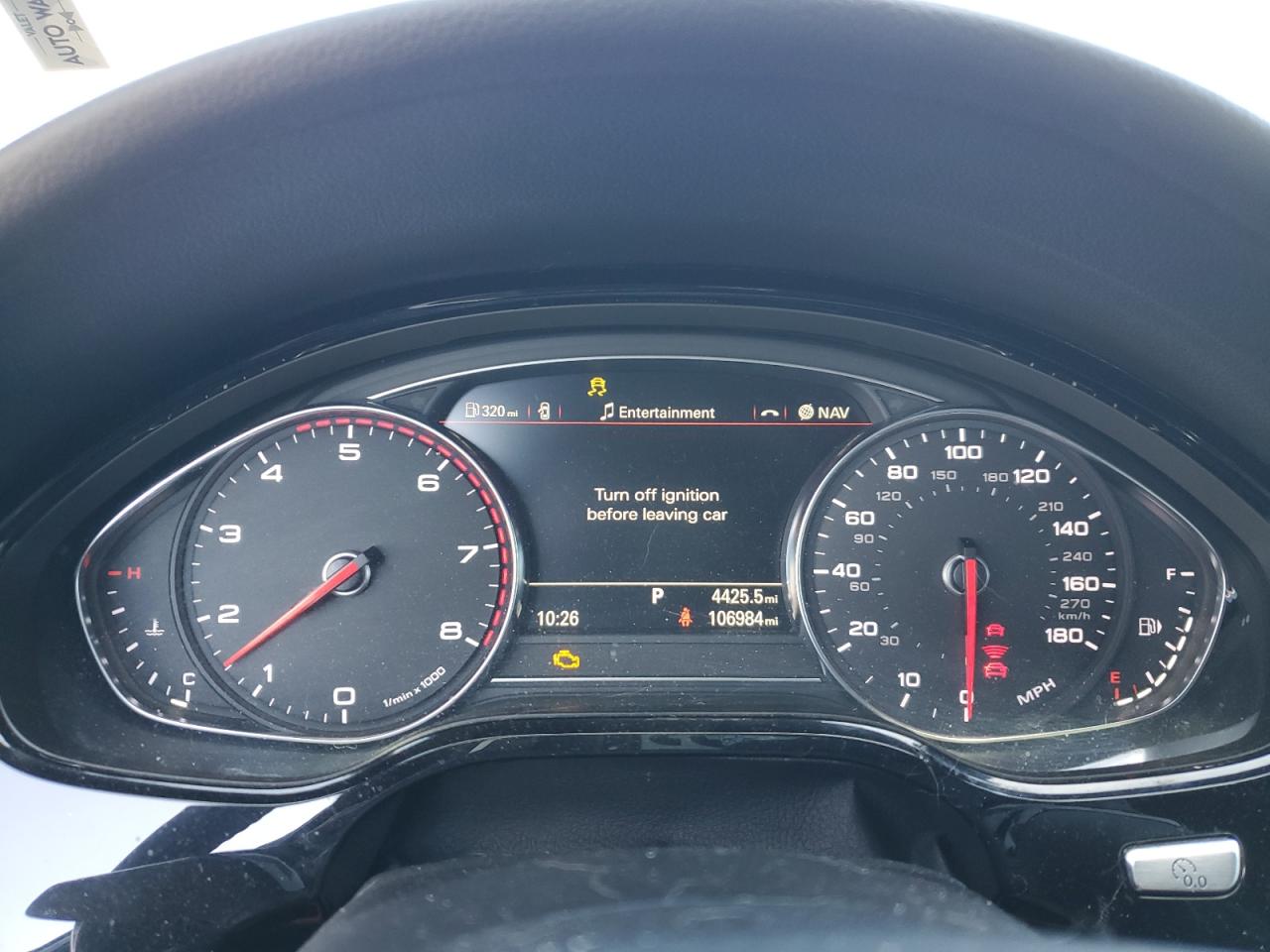 2014 Audi A8 VIN WAUR2AFDXEN005361 Copart auction photo, front end damage thumbnail 9