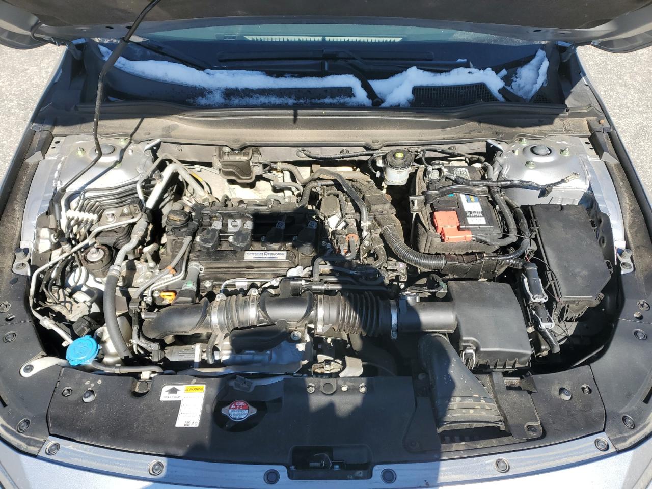 2020 Honda Accord VIN 1HGCV1F14LA053305 Copart auction photo, side damage thumbnail 11
