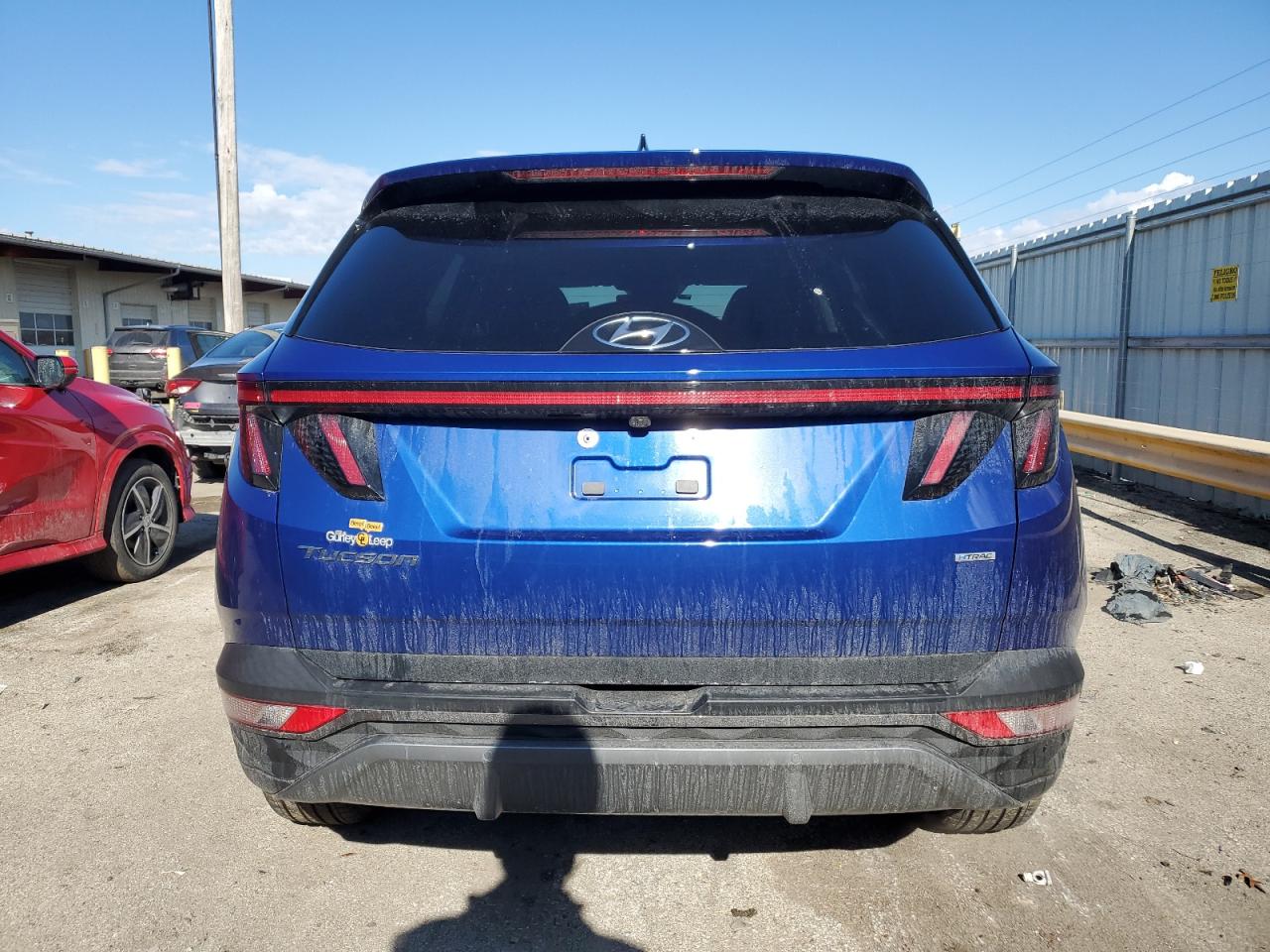 2022 Hyundai Tucson VIN 5NMJECAEXNH157589 Copart auction photo, side damage thumbnail 6