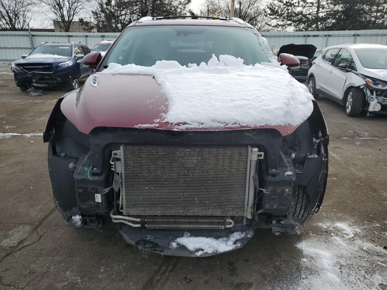 2015 Buick Enclave VIN 5GAKRBKD2FJ355816 Copart auction photo, front end damage thumbnail 5
