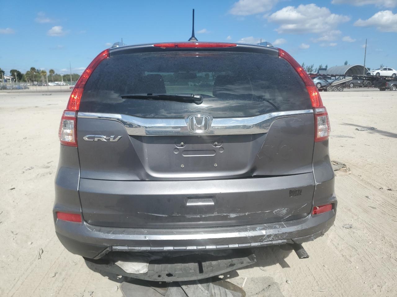 2015 Honda CR-V VIN 2HKRM3H79FH543762 Copart auction photo, rear end damage thumbnail 6