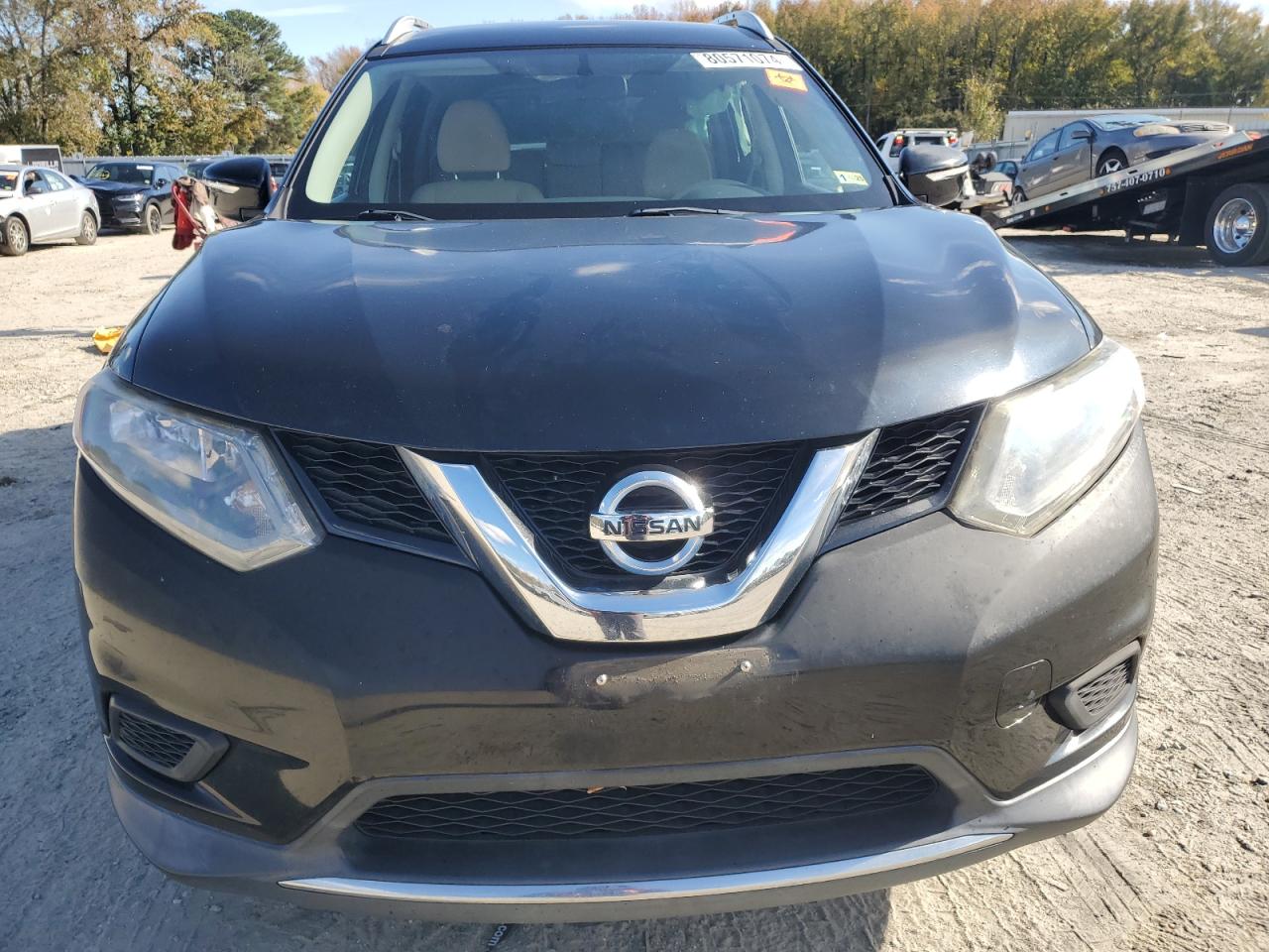 2015 Nissan Rogue VIN KNMAT2MT0FP585870 Copart auction photo, side damage thumbnail 5