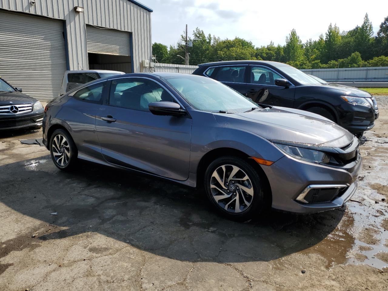 2019 Honda Civic VIN 2HGFC4B61KH306828 Copart auction photo, all over damage thumbnail 4
