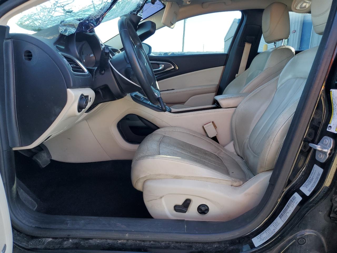 2015 Chrysler 200 VIN 1C3CCCCB7FN564800 Copart auction photo, top/roof damage thumbnail 7