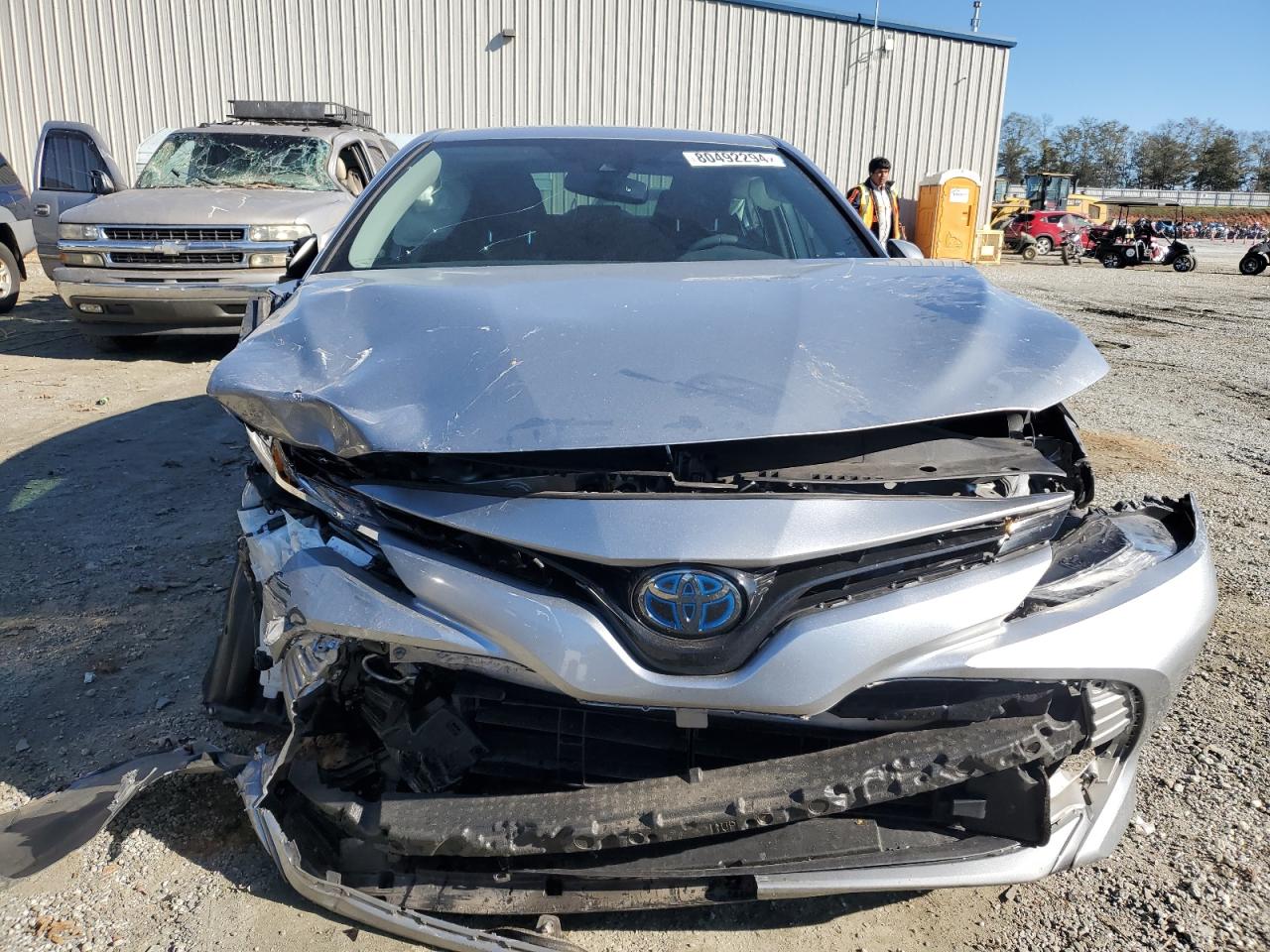 2020 Toyota Camry VIN 4T1F31AK3LU540183 Copart auction photo, front end / minor dent/scratches damage thumbnail 5
