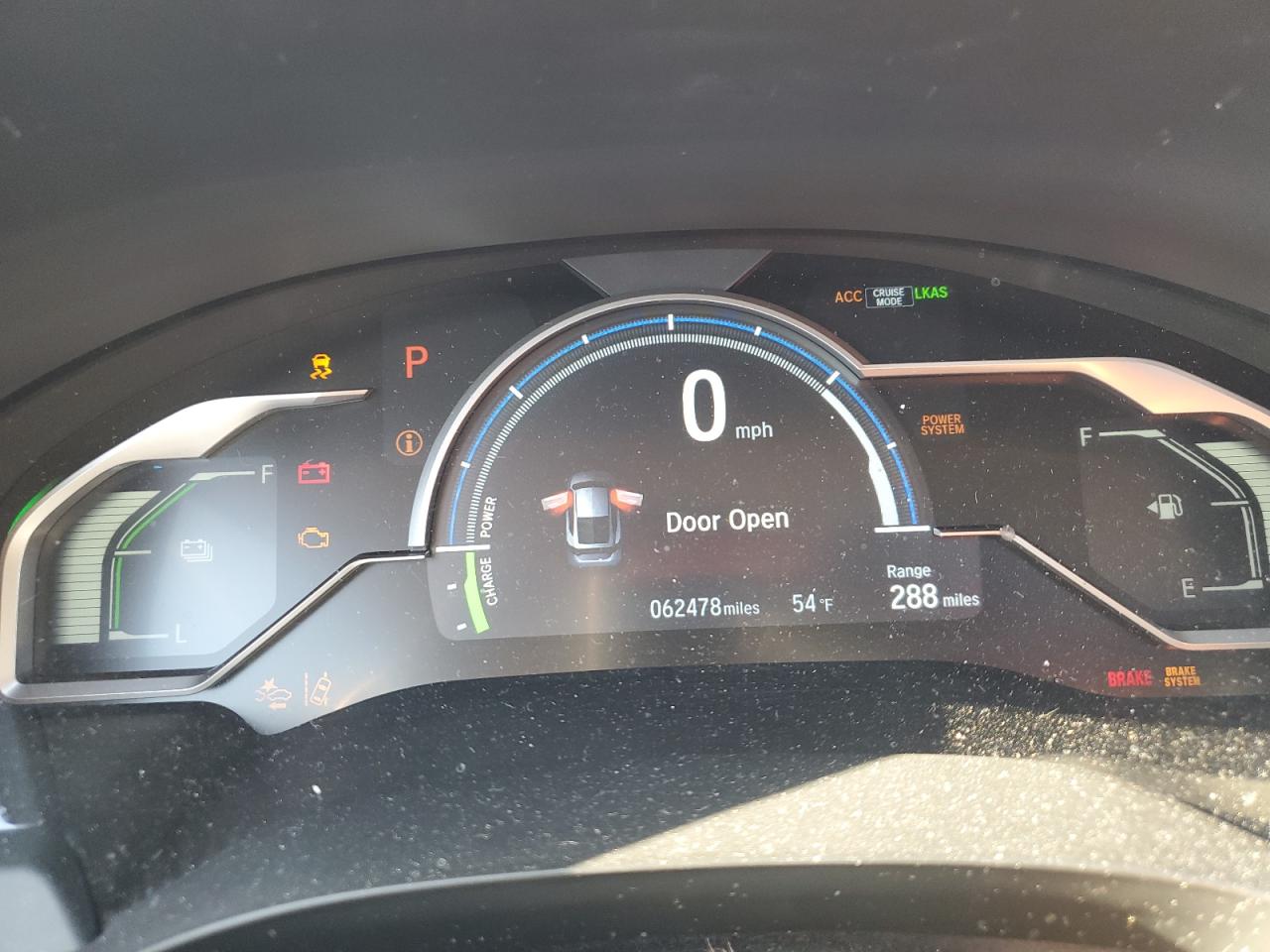 2018 Honda Clarity VIN JHMZC5F31JC007910 Copart auction photo, side damage thumbnail 9