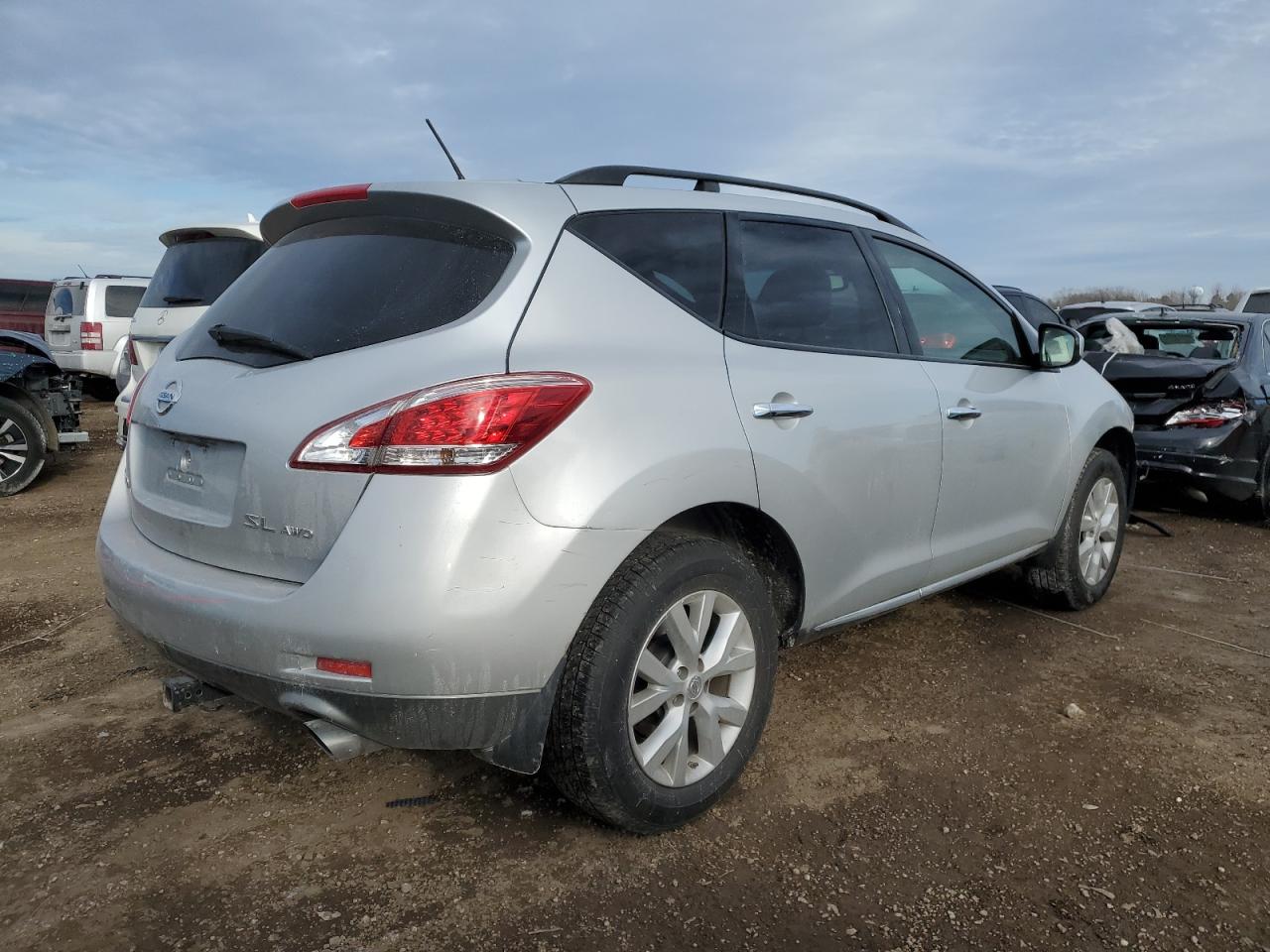 2014 Nissan Murano VIN JN8AZ1MW7EW531526 Copart auction photo, front end damage thumbnail 3