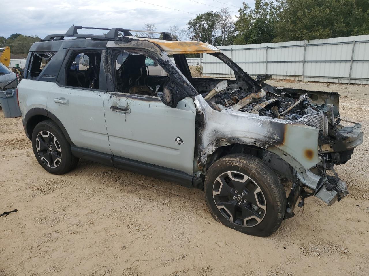 2023 Ford Bronco VIN 3FMCR9C60PRD71480 Copart auction photo, burn damage thumbnail 4
