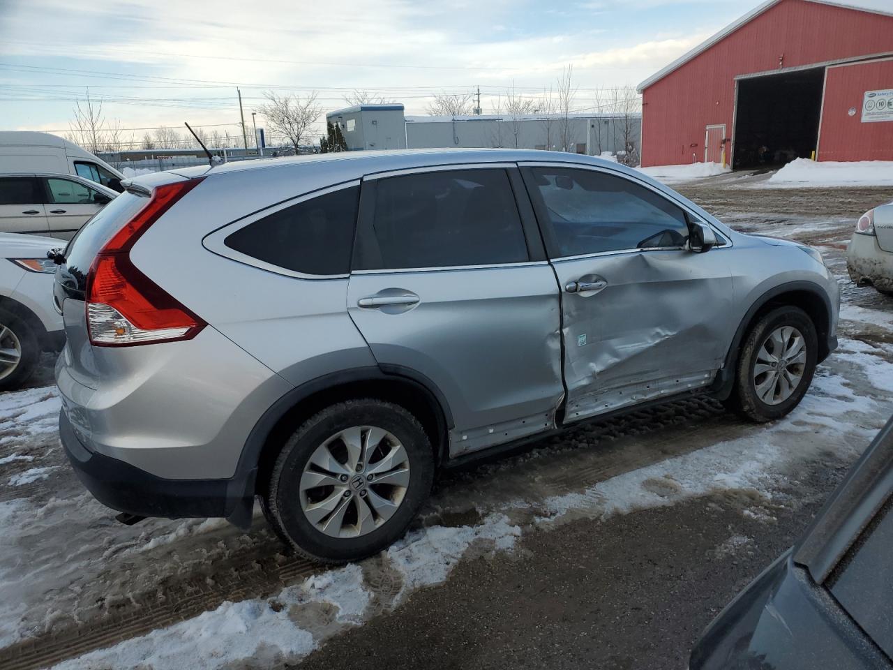 2014 Honda CR-V VIN 2HKRM3H5XEH004726 Copart auction photo, side damage thumbnail 3