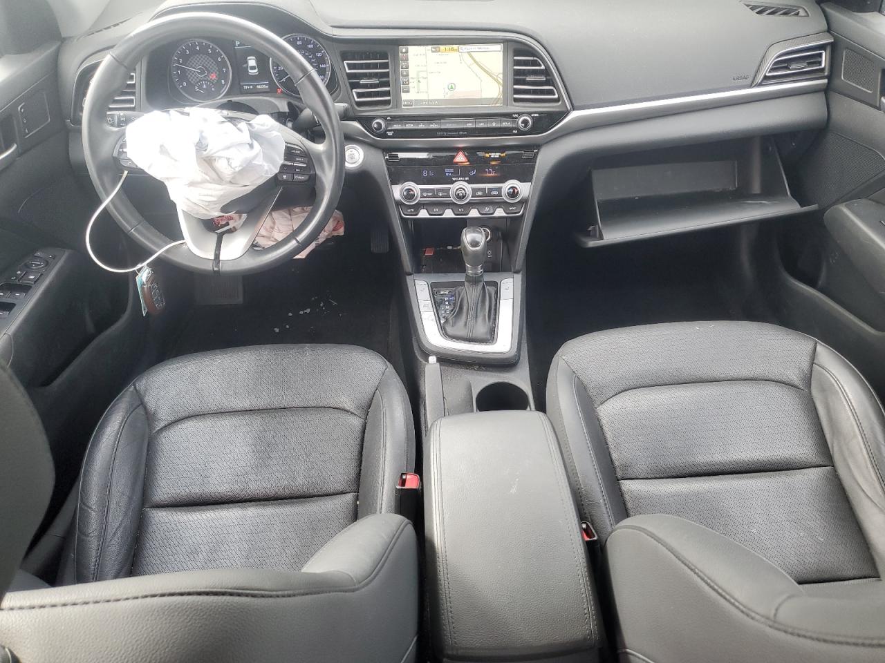 2019 Hyundai Elantra VIN 5NPD84LFXK8448673 Copart auction photo, front end / side damage thumbnail 8