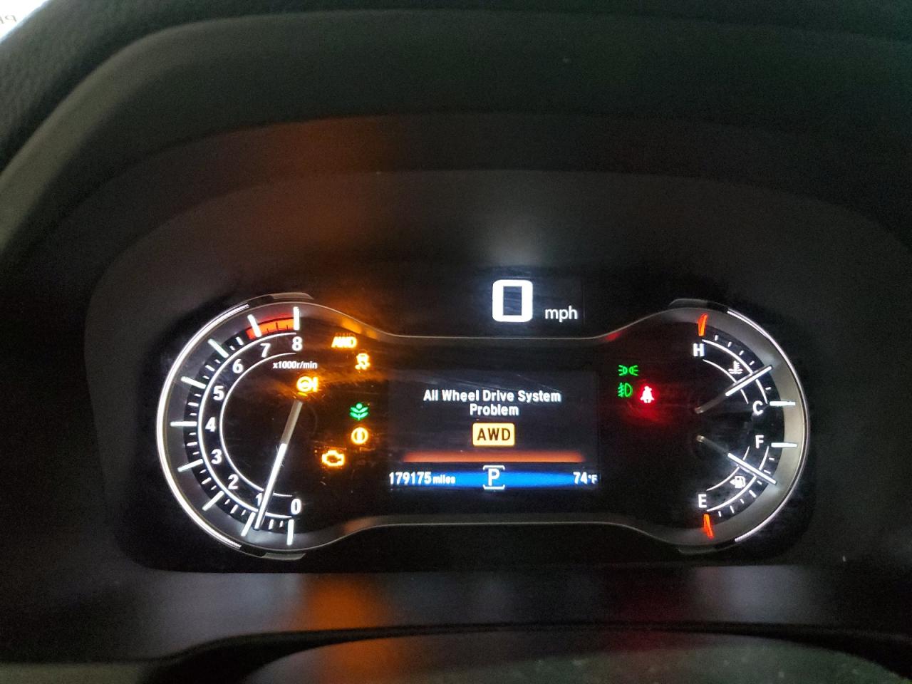 2017 Honda Pilot VIN 5FNYF6H57HB011305 Copart auction photo, front end damage thumbnail 9