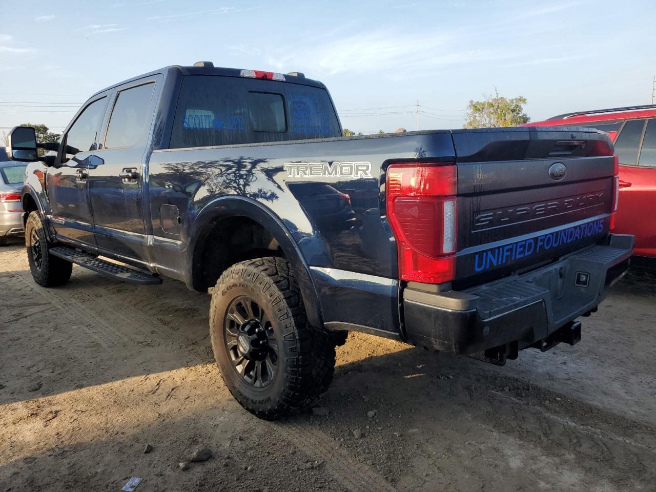 2022 Ford F350 VIN 1FT8W3BT3NED70346 Copart auction photo, water/flood damage thumbnail 2