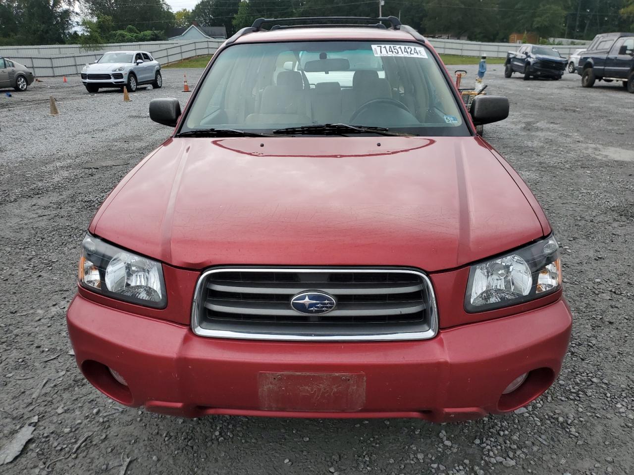 2004 Subaru Forester VIN JF1SG65634G741847 copart_com auction photo, rear end damage thumbnail 5