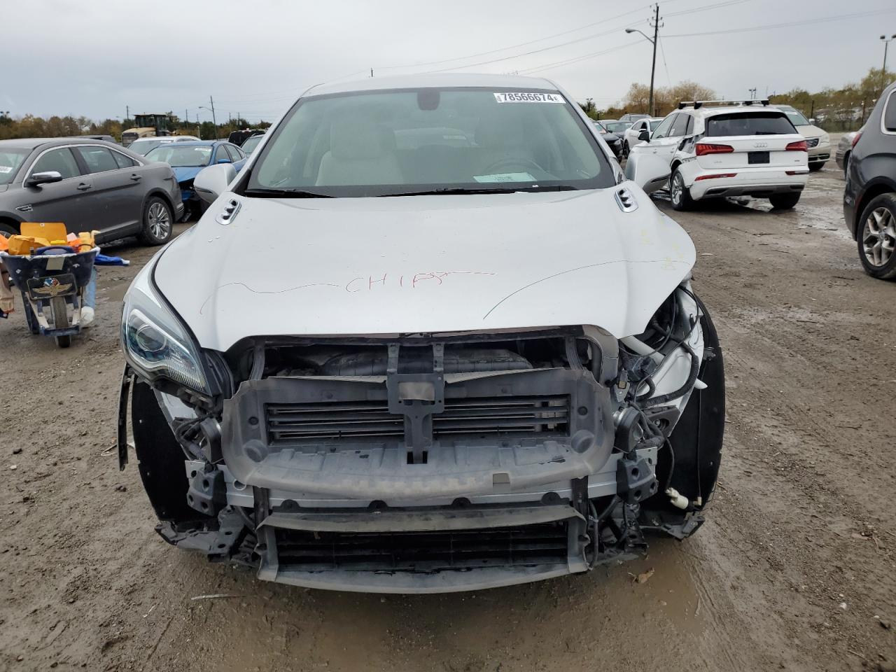 2017 Buick Envision VIN LRBFXCSA6HD118554 Copart auction photo, front end / minor dent/scratches damage thumbnail 5