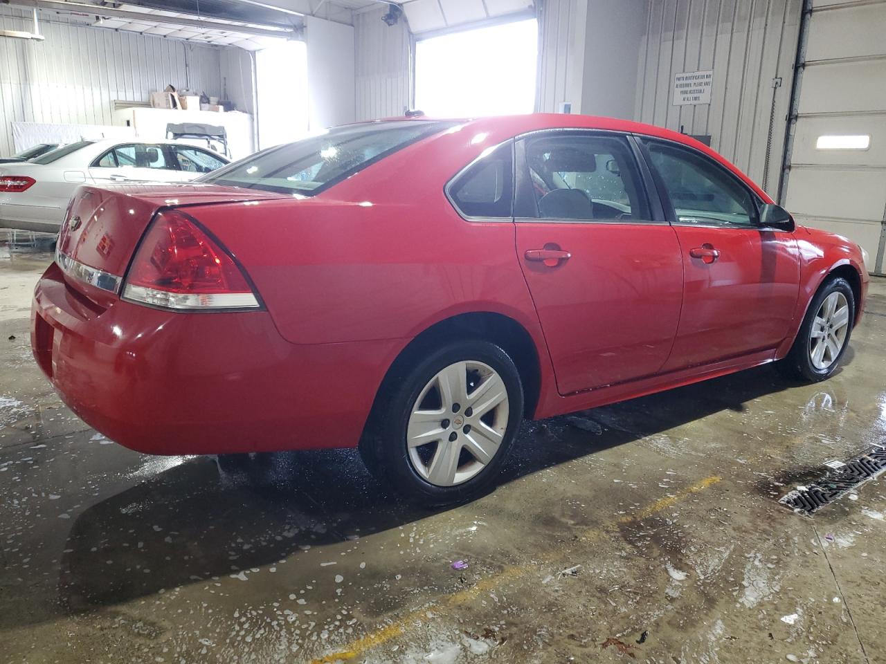 2010 Chevrolet Impala VIN 2G1WA5EN2A1198278 Copart auction photo, side / front end damage thumbnail 3