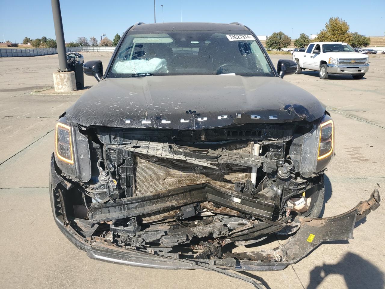 2022 KIA Telluride VIN 5XYP34HC4NG291342 Copart auction photo, front end / minor dent/scratches damage thumbnail 5