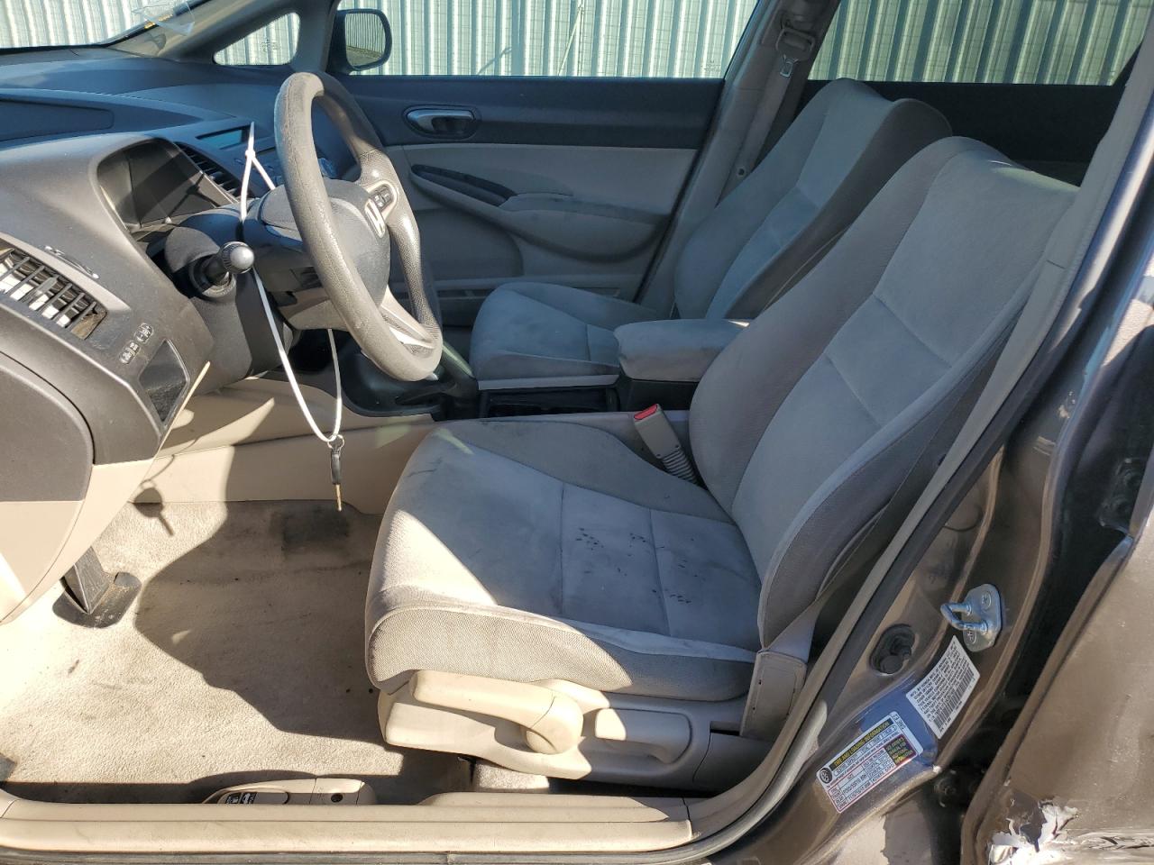 2010 Honda Civic VIN 19XFA1F51AE067408 Copart auction photo, side damage thumbnail 7