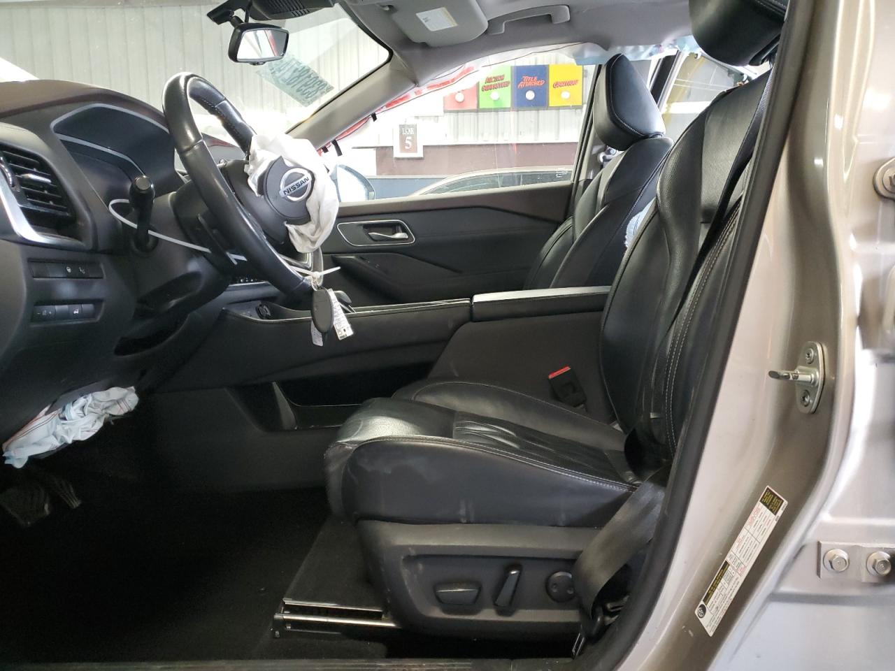 2021 Nissan Rogue VIN JN8AT3DD1MW303225 Copart auction photo, all over / side damage thumbnail 7