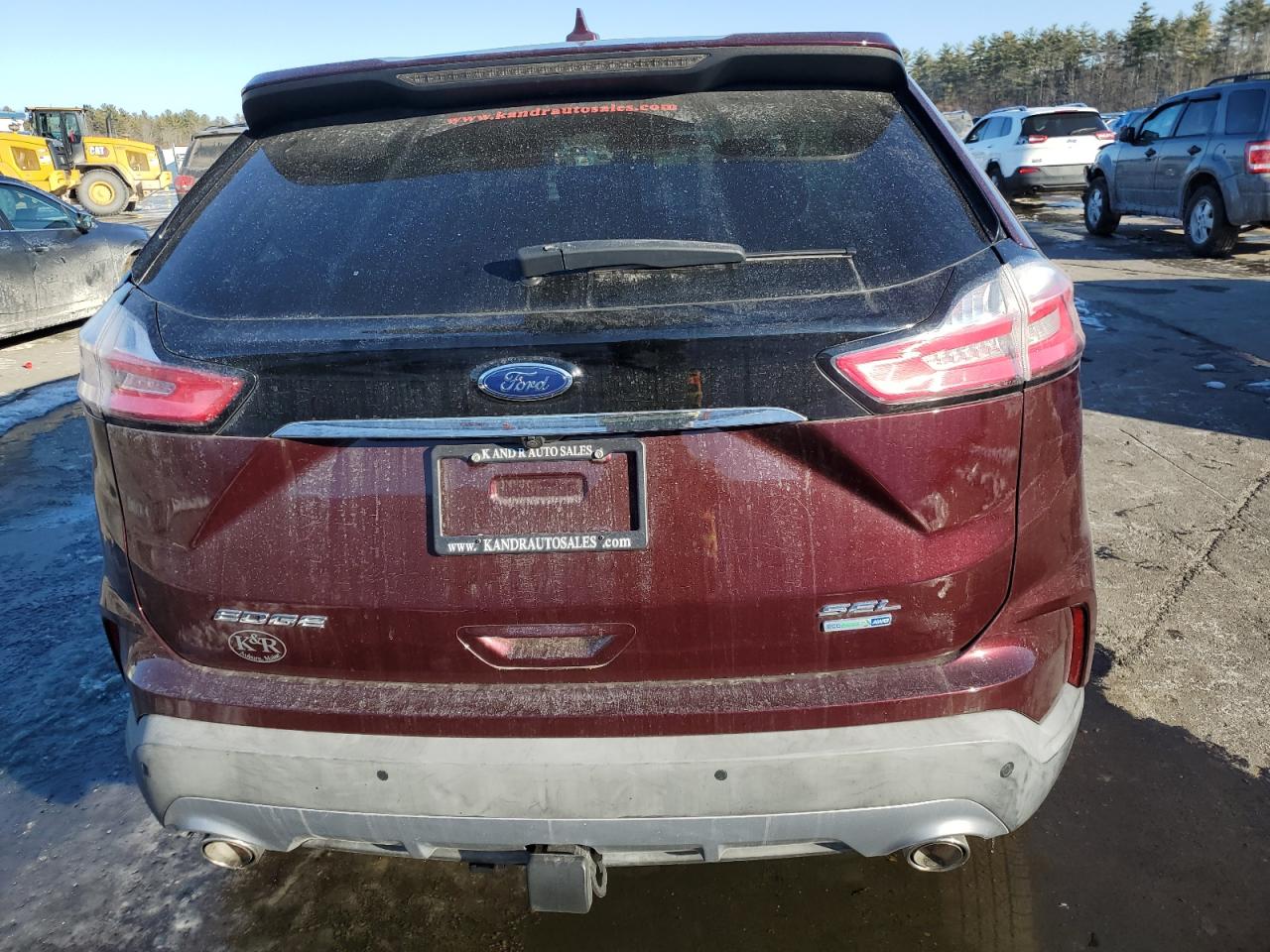 2020 Ford Edge VIN 2FMPK4J9XLBA38248 Copart auction photo, side damage thumbnail 6