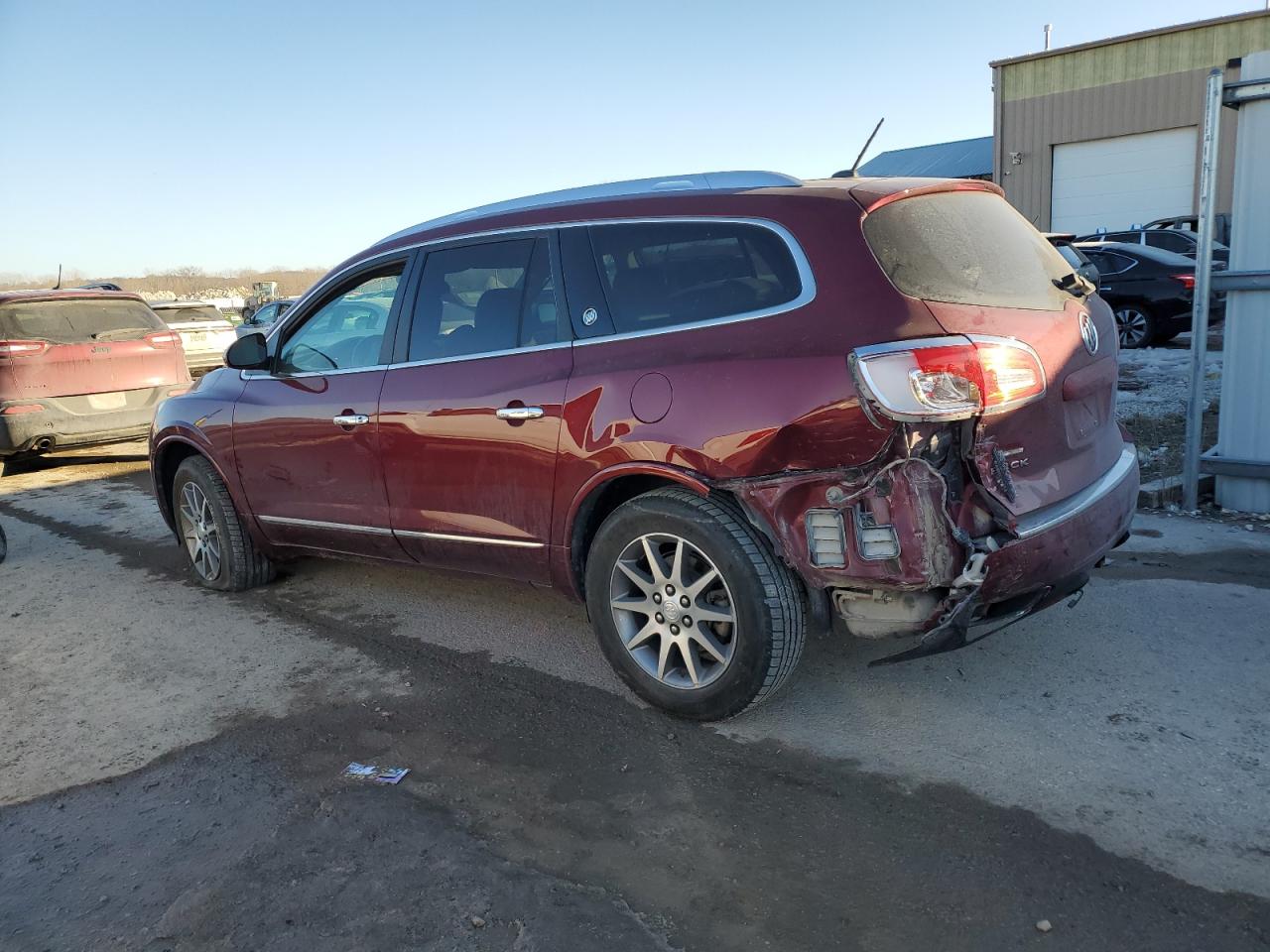 2015 Buick Enclave VIN 5GAKRBKD5FJ353171 Copart auction photo, rear end damage thumbnail 2