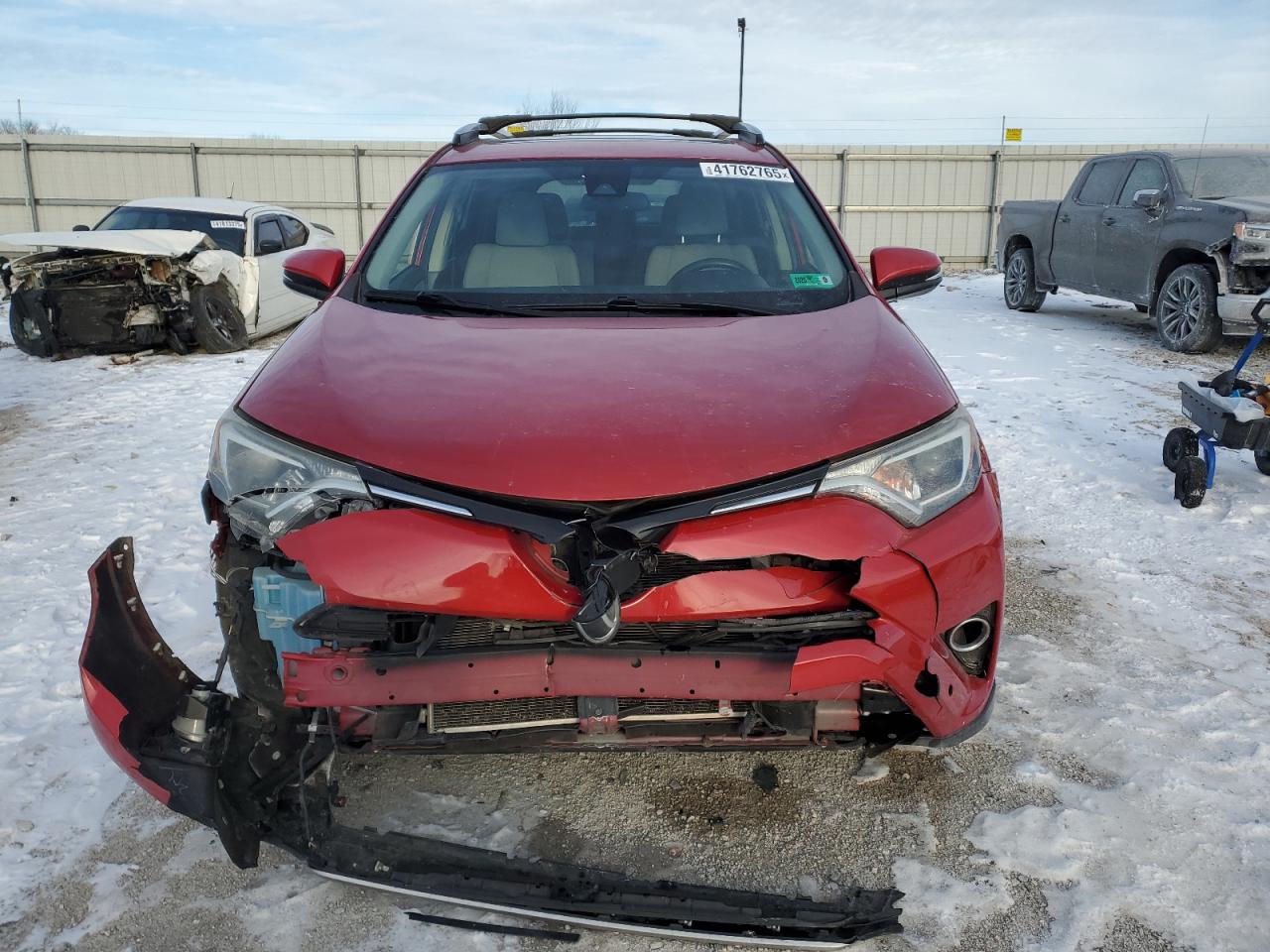 2017 Toyota RAV 4 VIN JTMRFREV3HJ124090 Copart auction photo, front end damage thumbnail 5