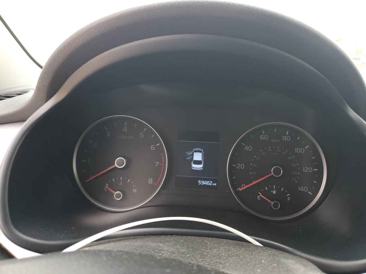 2020 KIA Rio VIN 3KPA24AD7LE323044 Copart auction photo, side / minor dent/scratches damage thumbnail 9