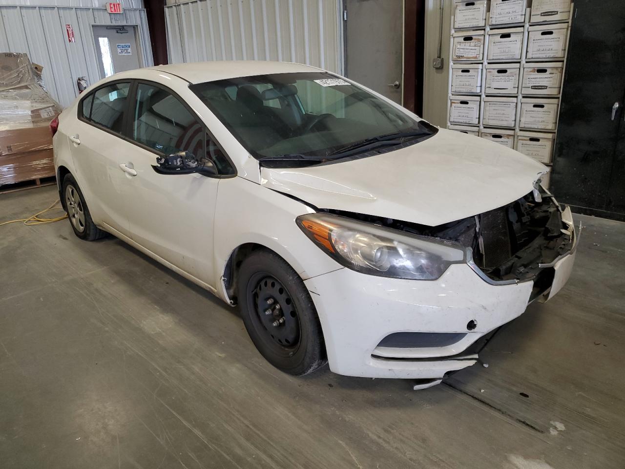 2016 KIA Forte VIN KNAFK4A66G5588186 Copart auction photo, front end damage thumbnail 4