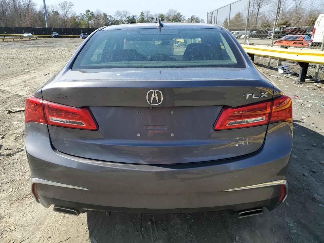 2018 Acura TLX VIN 19UUB2F57JA003839 Copart auction photo, front end damage thumbnail 6