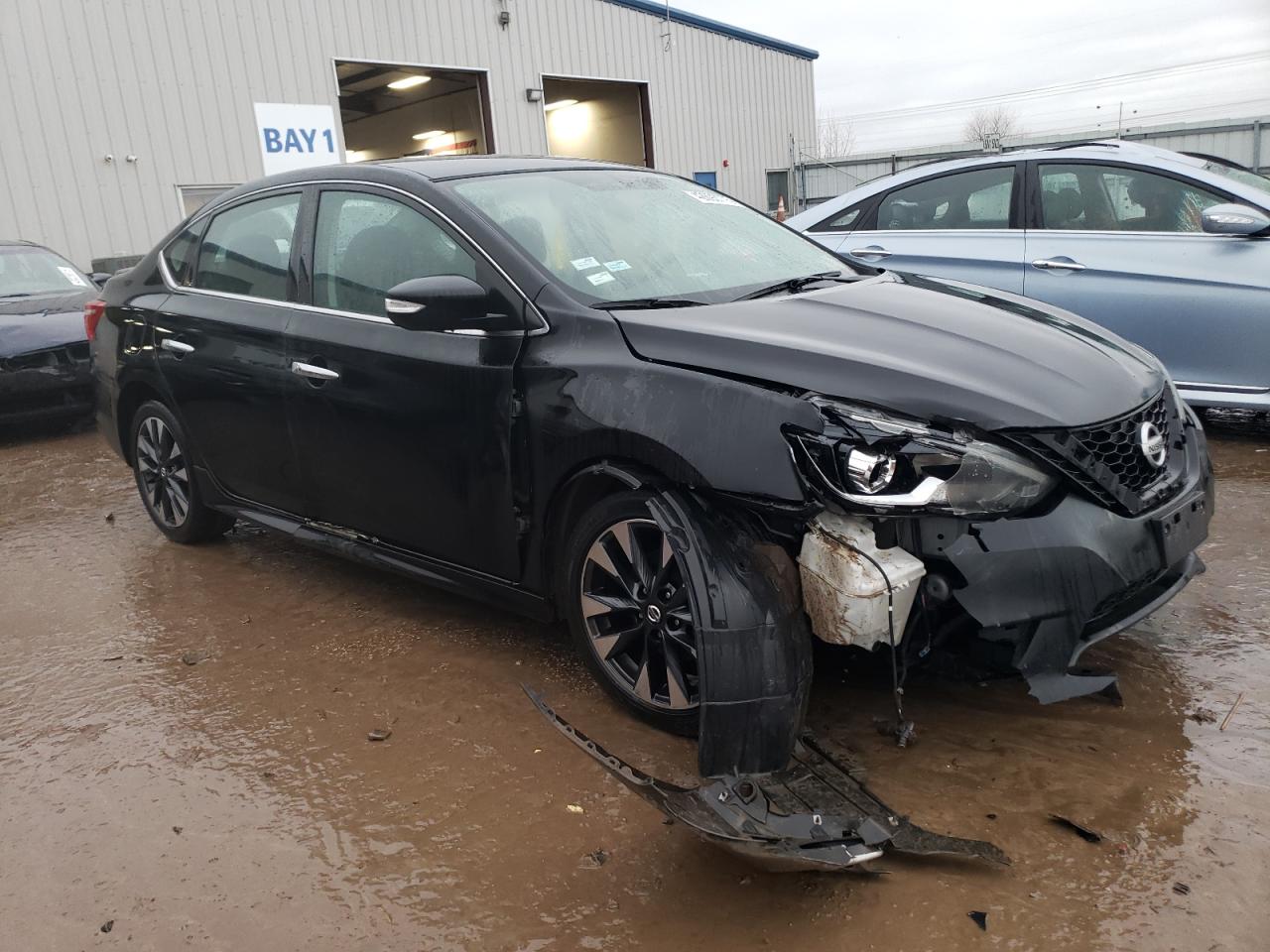 2019 Nissan Sentra VIN 3N1AB7AP8KY337529 Copart auction photo, front end damage thumbnail 4