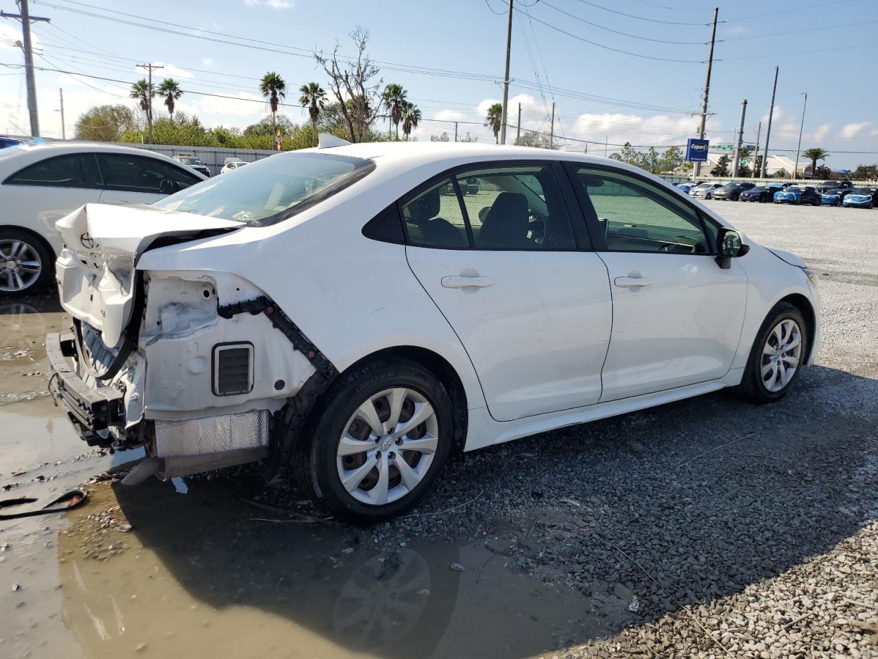 2021 Toyota Corolla VIN JTDEPMAE4MJ148946 Copart auction photo, rear end damage thumbnail 3
