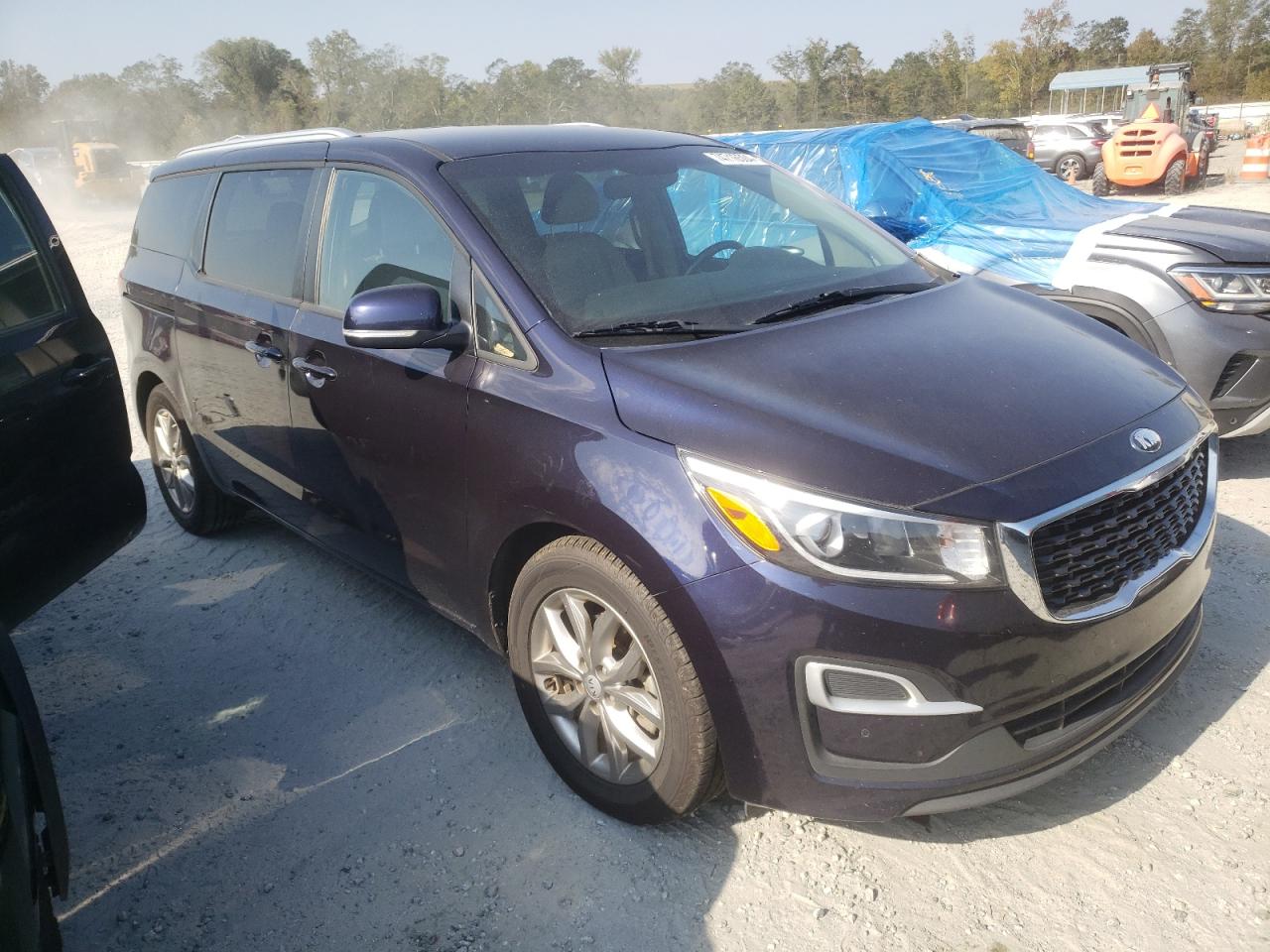 2019 KIA Sedona VIN KNDMB5C12K6557148 Copart auction photo, front end damage thumbnail 4